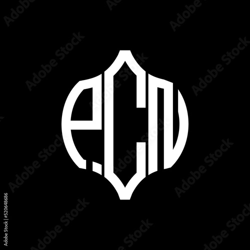 PCN letter logo. PCN best black background vector image. PCN Monogram logo design for entrepreneur and business.