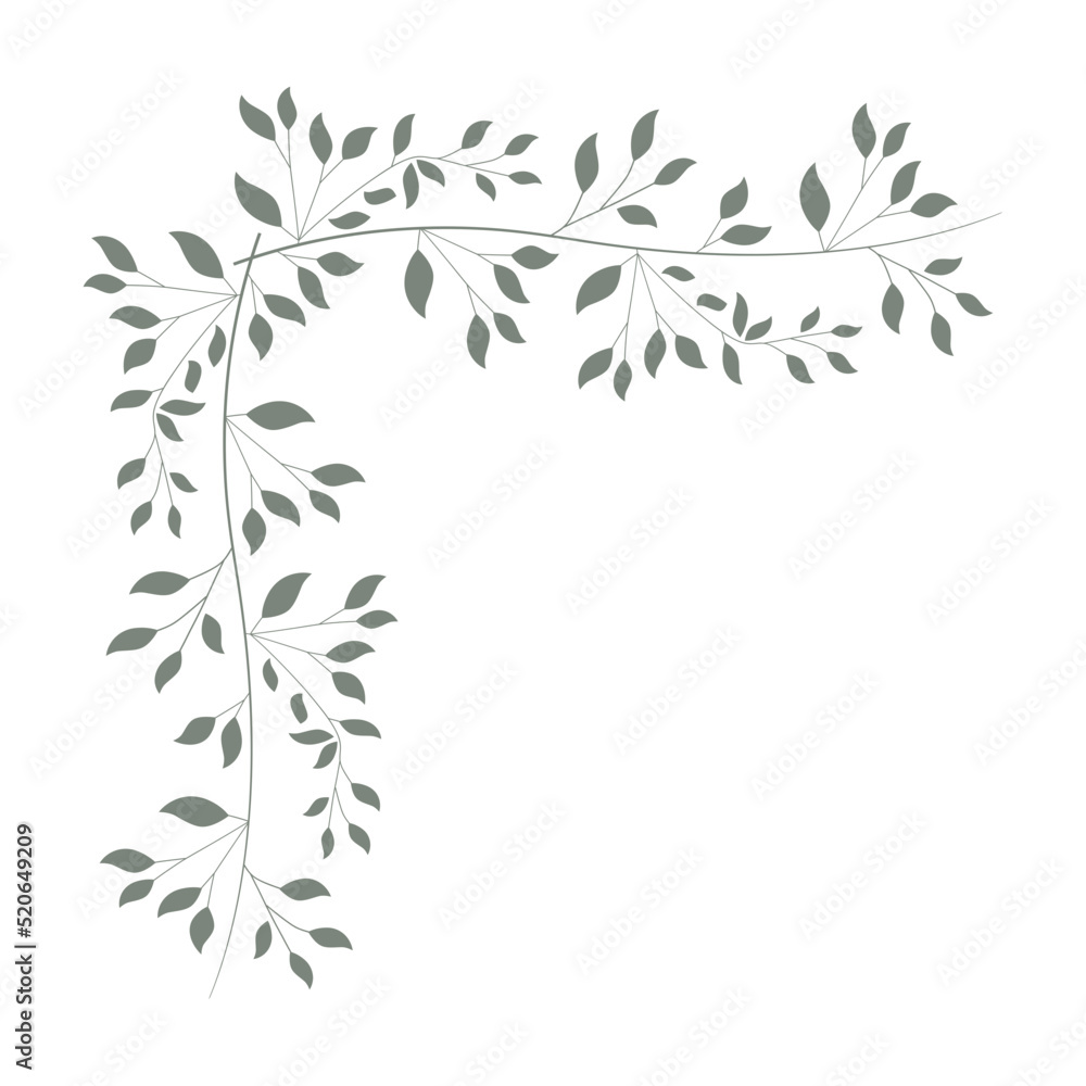 leaves frame, graphic design element leaves frame, graphic design element
