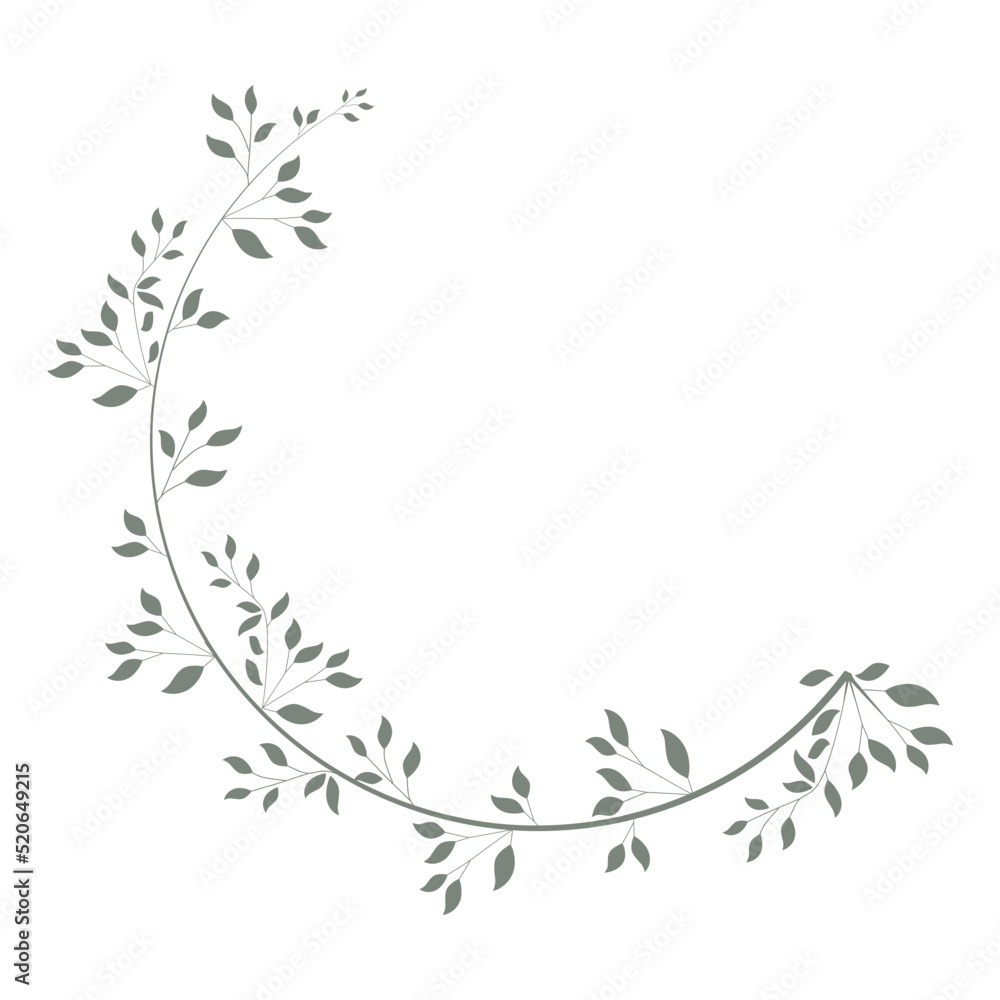 leaves frame, graphic design element leaves frame, graphic design element