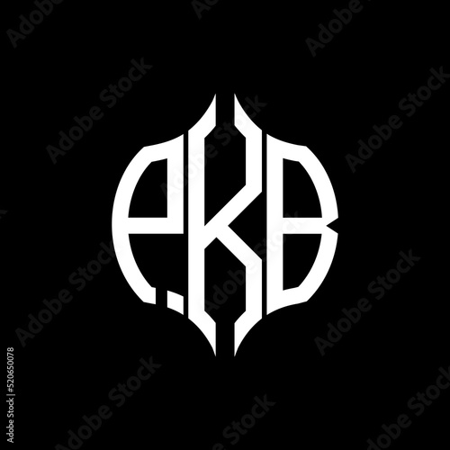 PKB letter logo. PKB best black background vector image. PKB Monogram logo design for entrepreneur and business.
