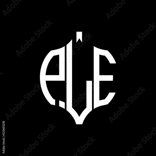 PLE letter logo. PLE best black background vector image. PLE Monogram logo design for entrepreneur and business.
