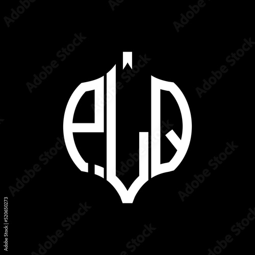 PLQ letter logo. PLQ best black background vector image. PLQ Monogram logo design for entrepreneur and business.
 photo