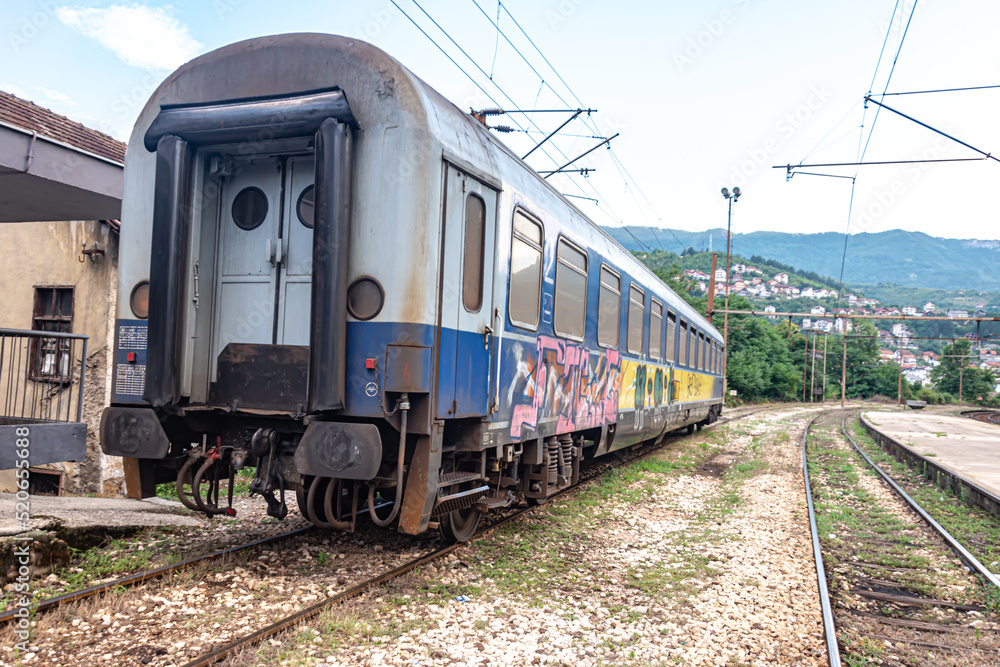 Obraz premium Train in the station