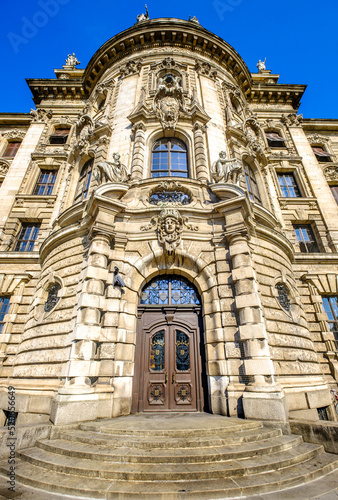 historic justice palais in munich photo