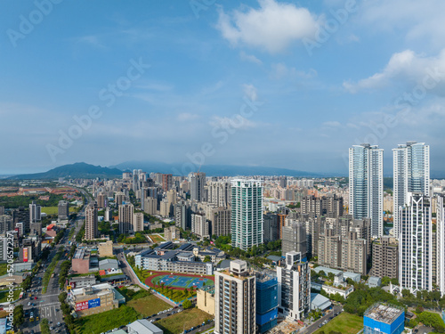 Top view of Lin Kou city © leungchopan