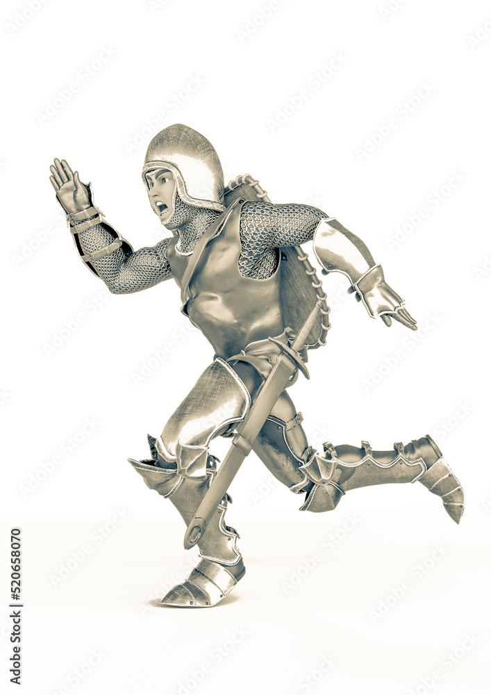 western knight cartoon is running western knight cartoon is running