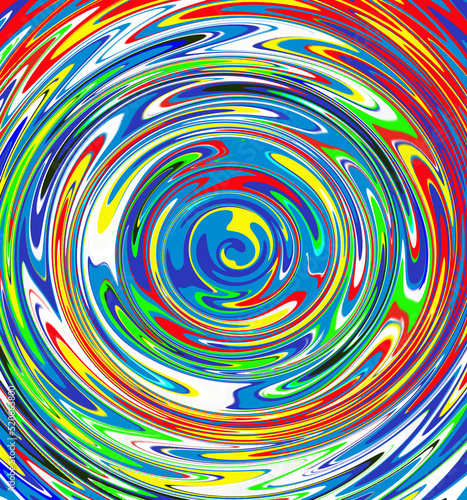 abstract colorful spiral illustration background