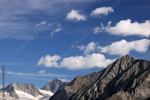 Summer landscape of Zillertal alps in Austria, Europe