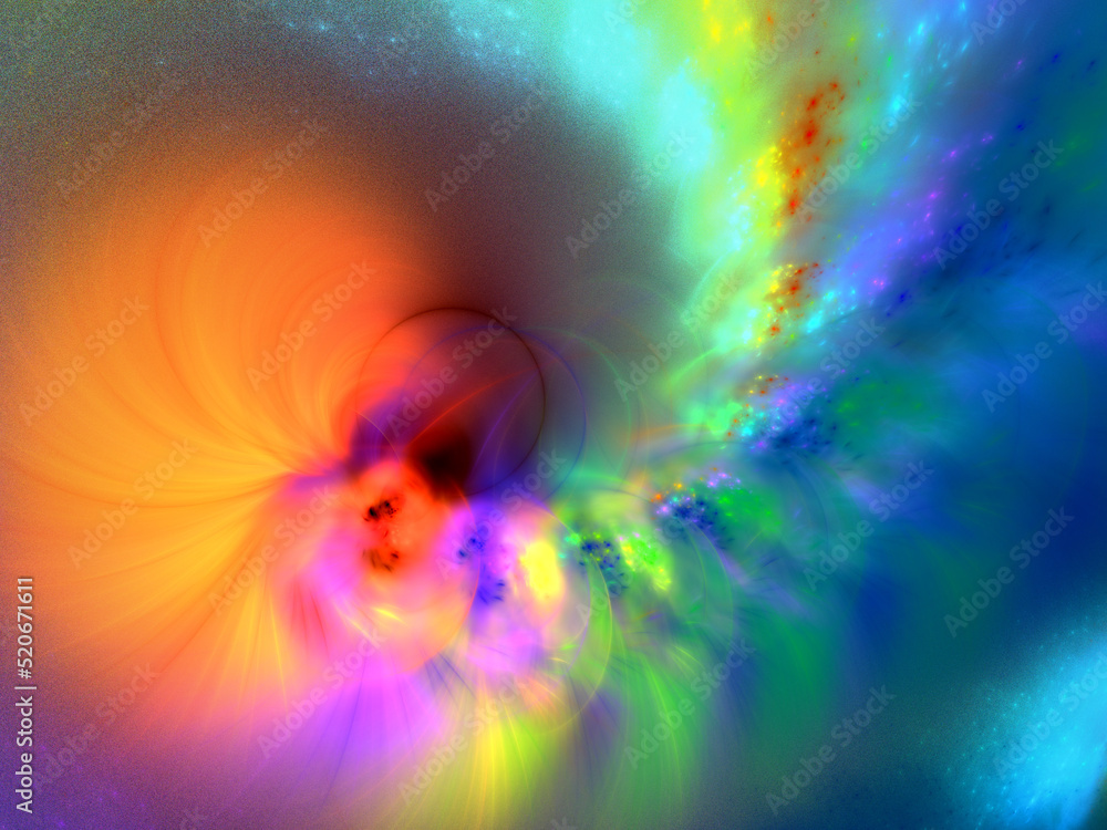 rainbow abstract fractal background 3d rendering illustration rainbow abstract fractal background 3d rendering illustration