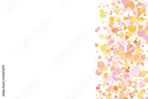 Light multicolor background, colorful vector texture with circles. Splash effect banner. Glitter silver dot abstract illustration with blurred drops of rain. Pattern for web page, banner,poster, card © Alla
