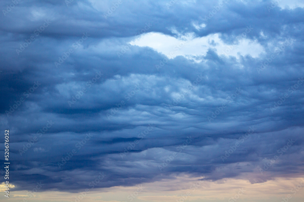 dramatic storm clouds 