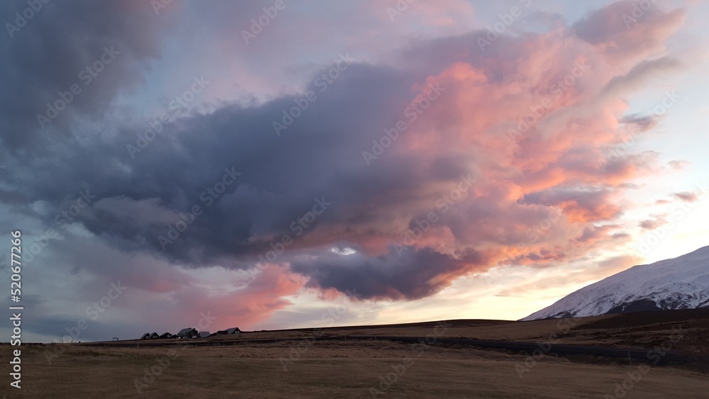 Red Storm Clouds - Helnar - Iceland