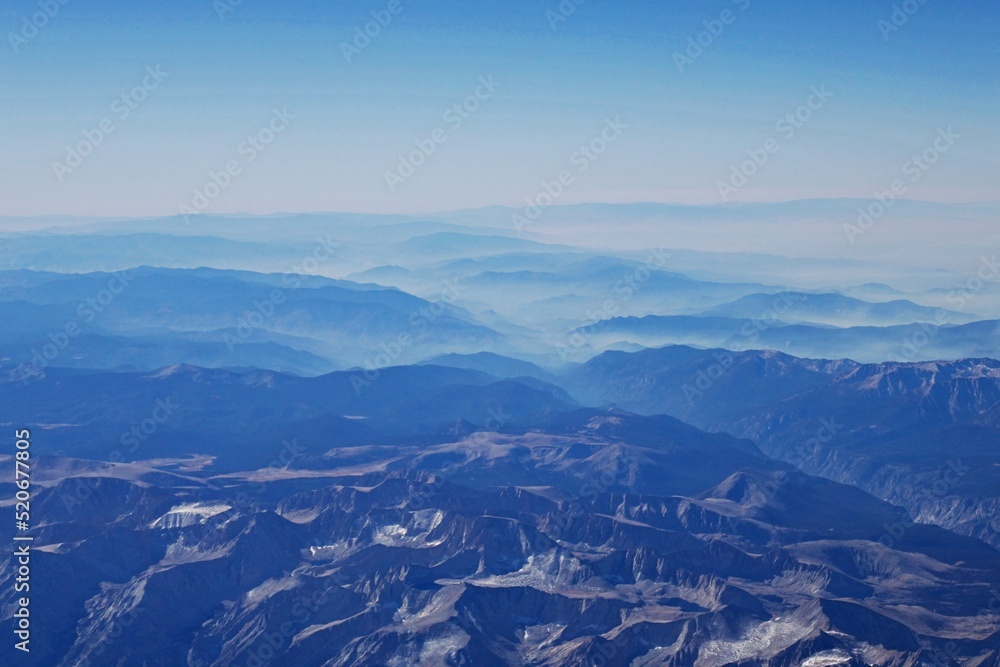 Sierra Nevada aus der Luft