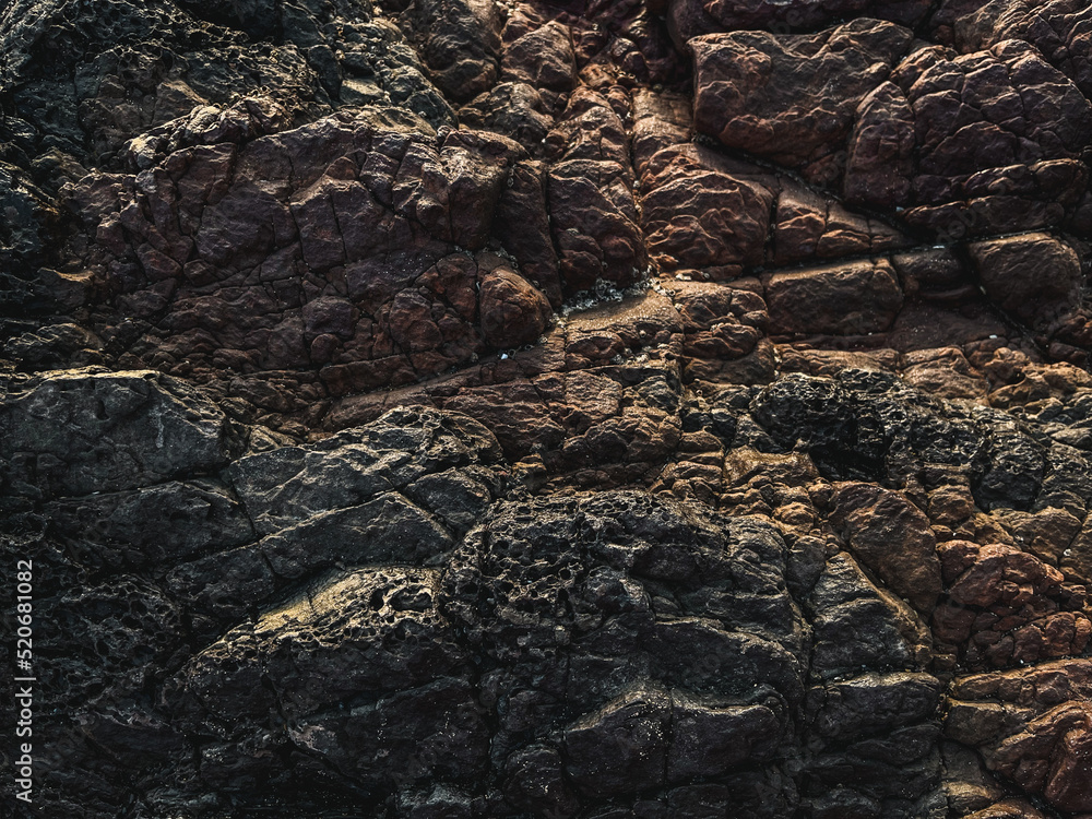 Rocky formations in mountainous terrain Rocky formations in mountainous terrain