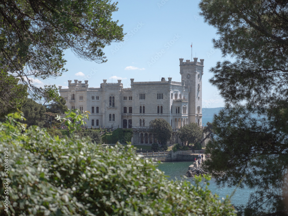 Castle Miramare in Italy, Trieste
