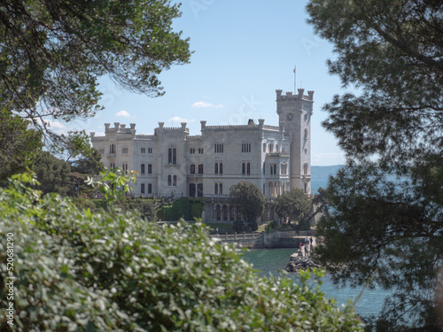 Castle Miramare in Italy, Trieste