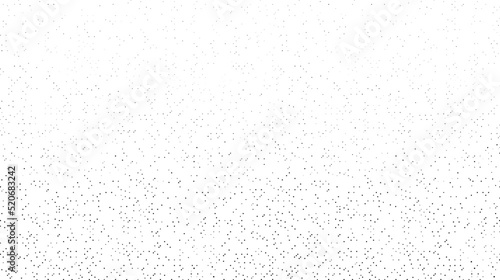 Grunge bitmap pixel texture. Square noise particles background. Abstract dotted fading pattern. Speckle gradient effect. Pixelated vector backdrop. Vector dust texture. 