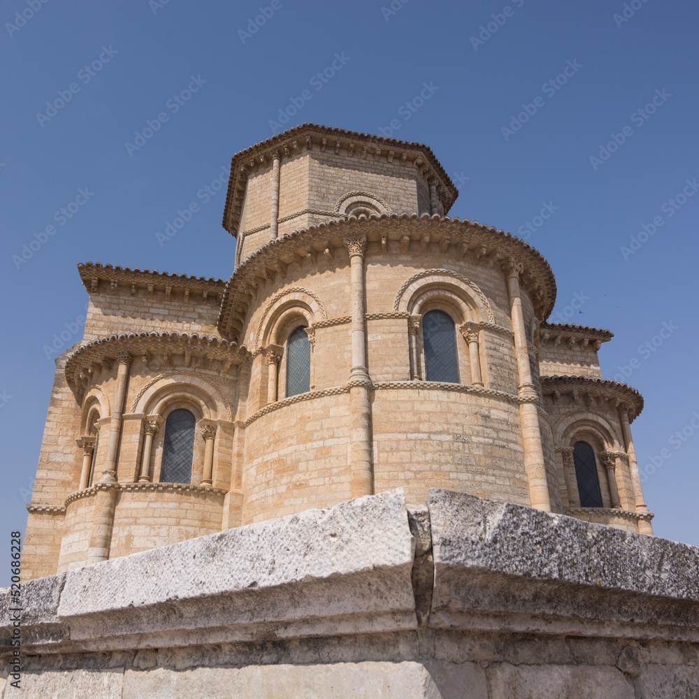 church of St Martin in Frómista, Palencia.  Pilgrimage. Way of St James. Romanesque style. Apse