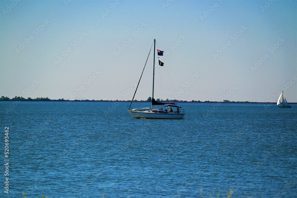 Sailboat on the lake