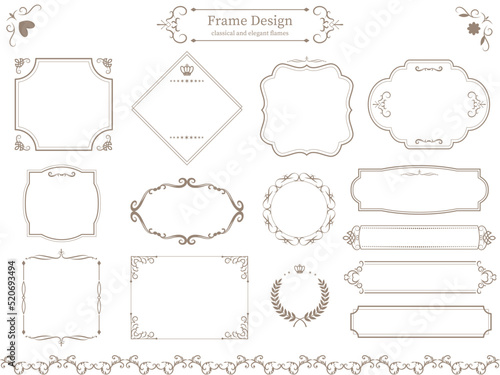 ビンテージフレームセット