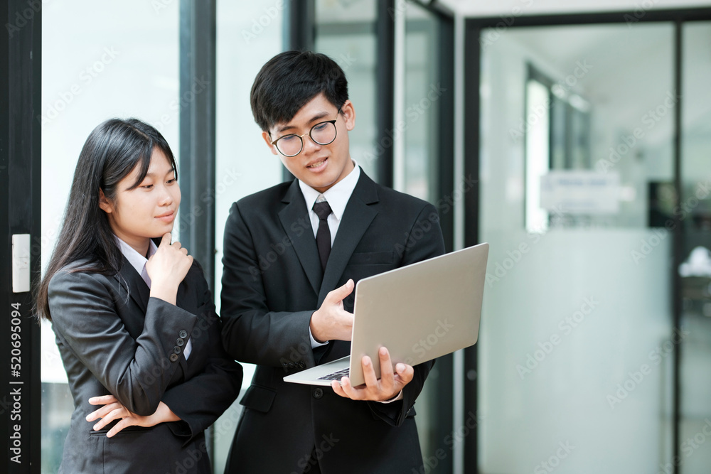 Business people discussing business strategy. Business people discussing business strategy.
