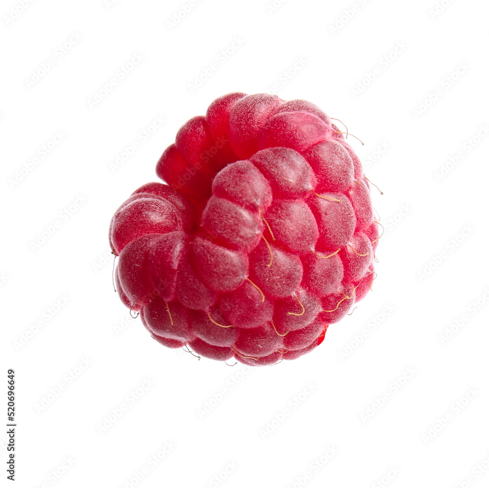 Tasty fresh ripe raspberry isolated on white Tasty fresh ripe raspberry isolated on white