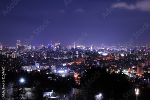 旭山記念公園から見た札幌の夜景 © NOBUTA