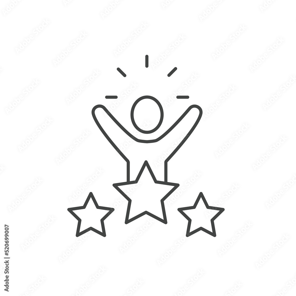 Customer experience icons symbol vector elements for infographic web Customer experience icons symbol vector elements for infographic web