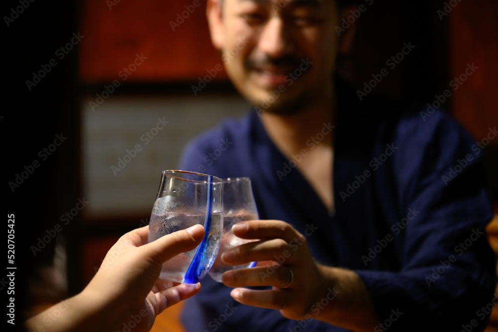 日本酒のカンパイ