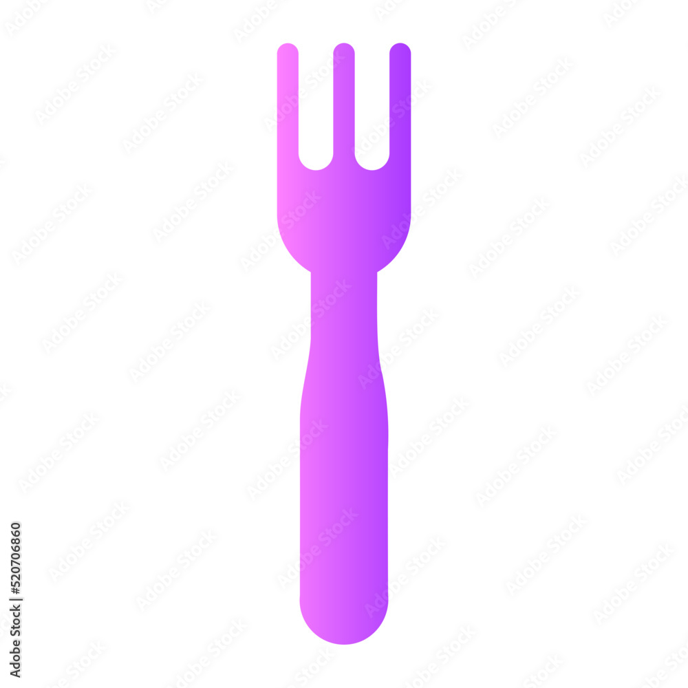 fork gradient icon fork gradient icon