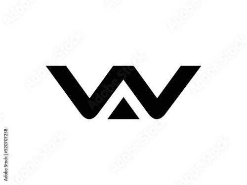VVA ,WA, AW, VAV alphabet letter vector logo template.eps