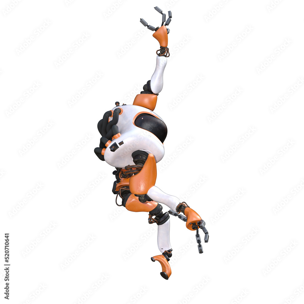 Cartoon character roboter isolated on white background. Character for collages, Clipart, photobashing. 3d rendering illustration. Cartoon character roboter isolated on white background. Character for collages, Clipart, photobashing. 3d rendering illustration.