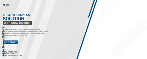 Business concept banner template, Business Teamwork corporate.