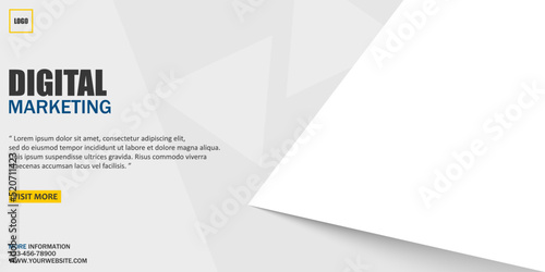 Business concept banner template, Business Teamwork corporate.