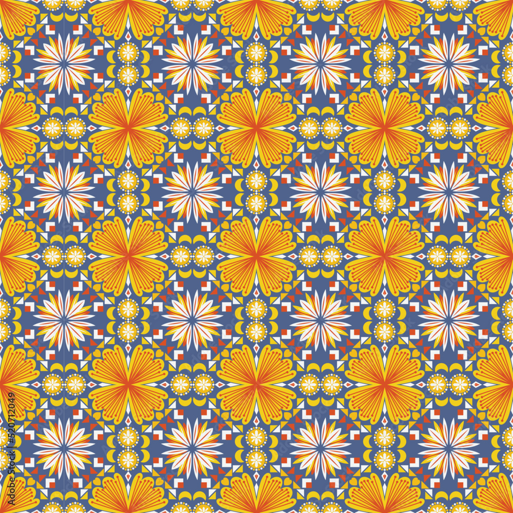 Seamless Background Retro Garden Nature Aboriginal Floral Damask Traditional Pattern Art Seamless Background Retro Garden Nature Aboriginal Floral Damask Traditional Pattern Art