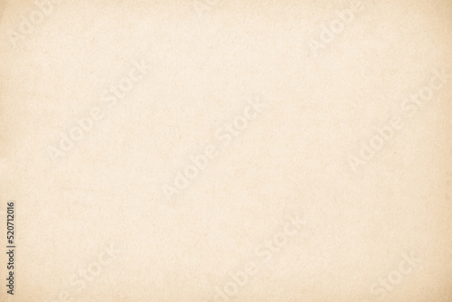 Cream recycled kraft paper texture as background. Old paper texture cardboard.