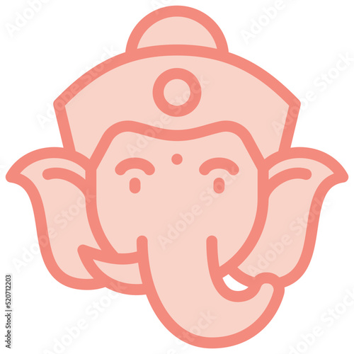 ganesh two tone icon