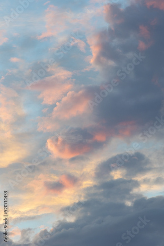 Dramatic pink and blue cloudscape over Burbank California © James