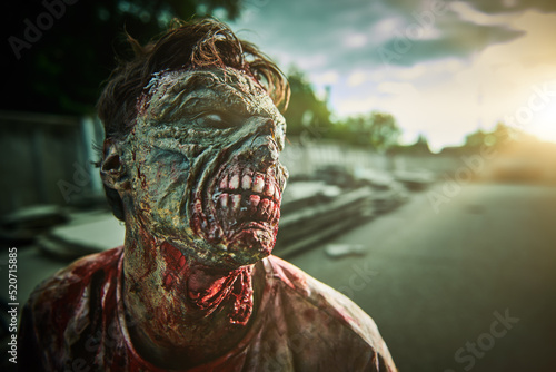 closeup of zombie man © Andrey Kiselev