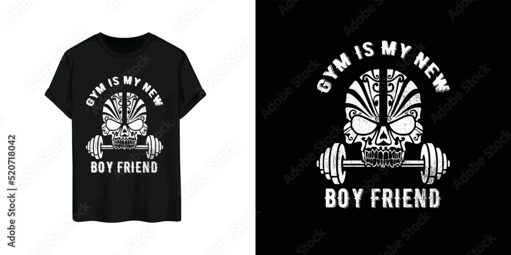 Workout T-shirt design vector for men Workout T-shirt design vector for men