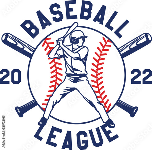 Hand Drawn Baseball Emblems of teams and competitions Badge photo