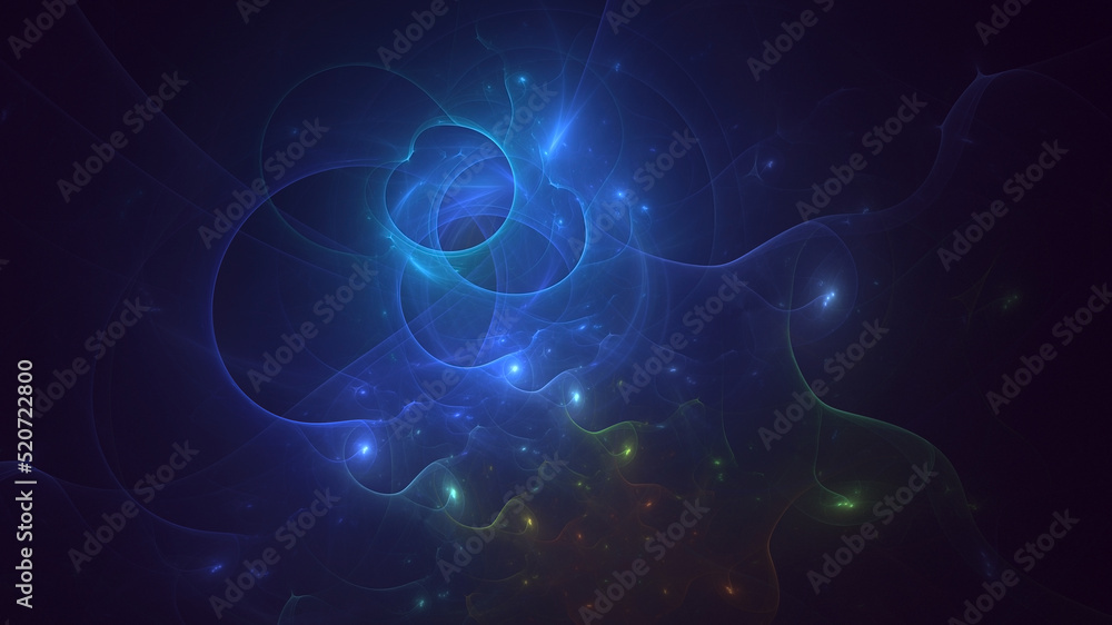 3D rendering abstract colorful fractal light background 3D rendering abstract colorful fractal light background