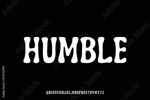 Funny decorative kids font vector