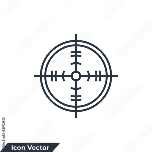 target icon logo vector illustration. goal symbol template for graphic and web design collection © ABDUL