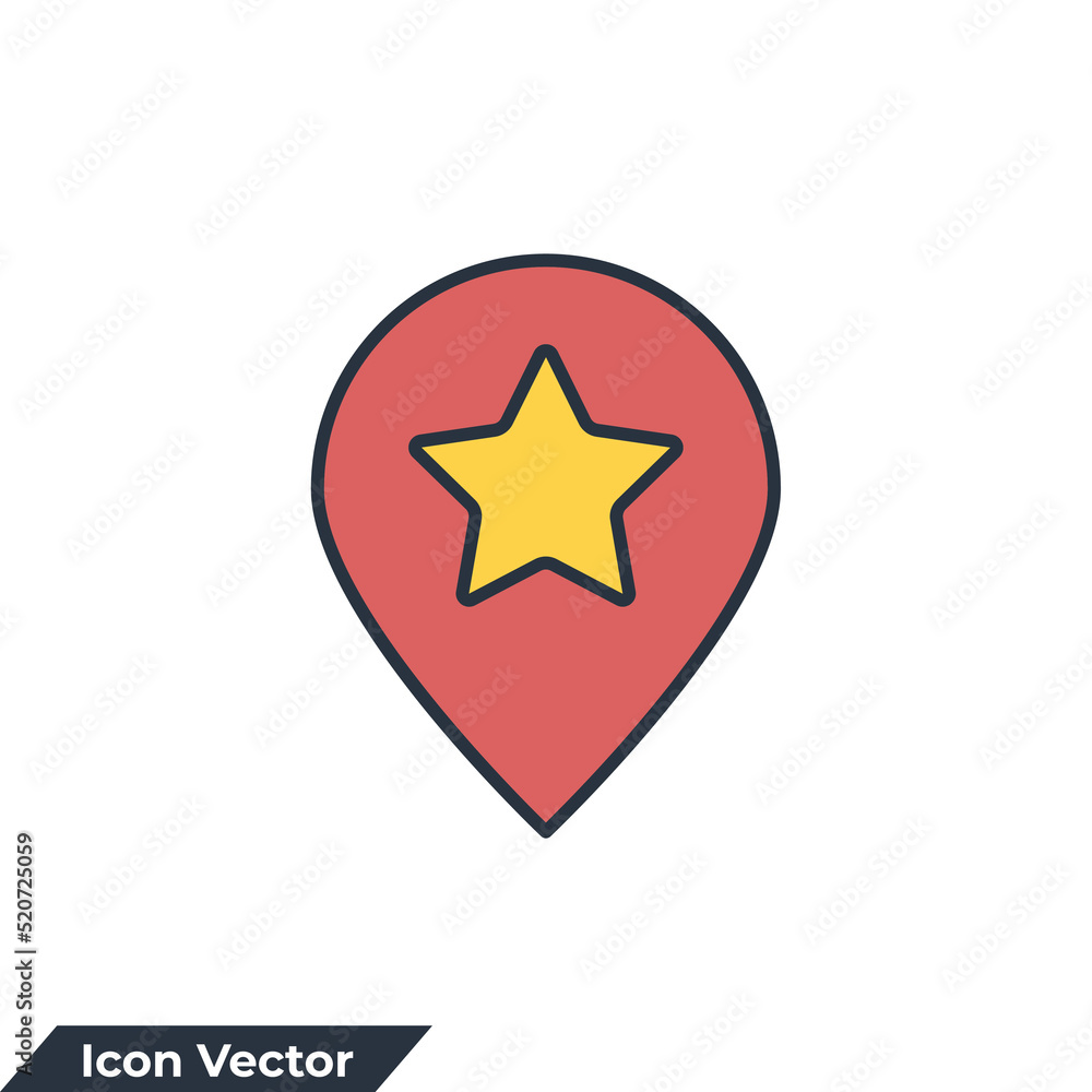 pin point icon logo vector illustration. Location symbol template for graphic and web design collection pin point icon logo vector illustration. Location symbol template for graphic and web design collection