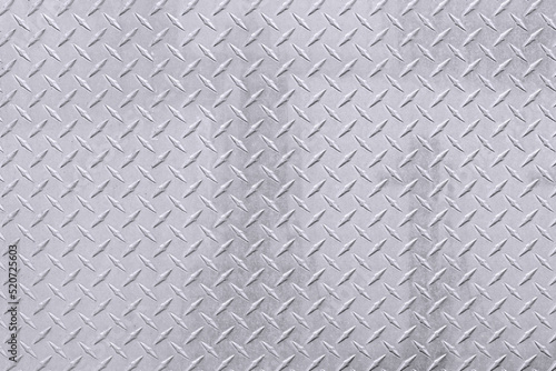 Abstract shiny silver metal diamond plate background