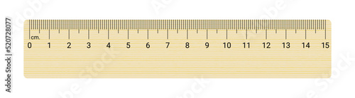 Wooden scale ruler upto 15 cm dimensions