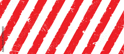 warning sign with red stripes on white	