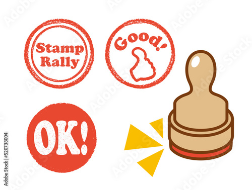 スタンプのイラスト