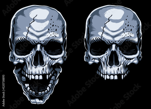Skull Evil Mascot